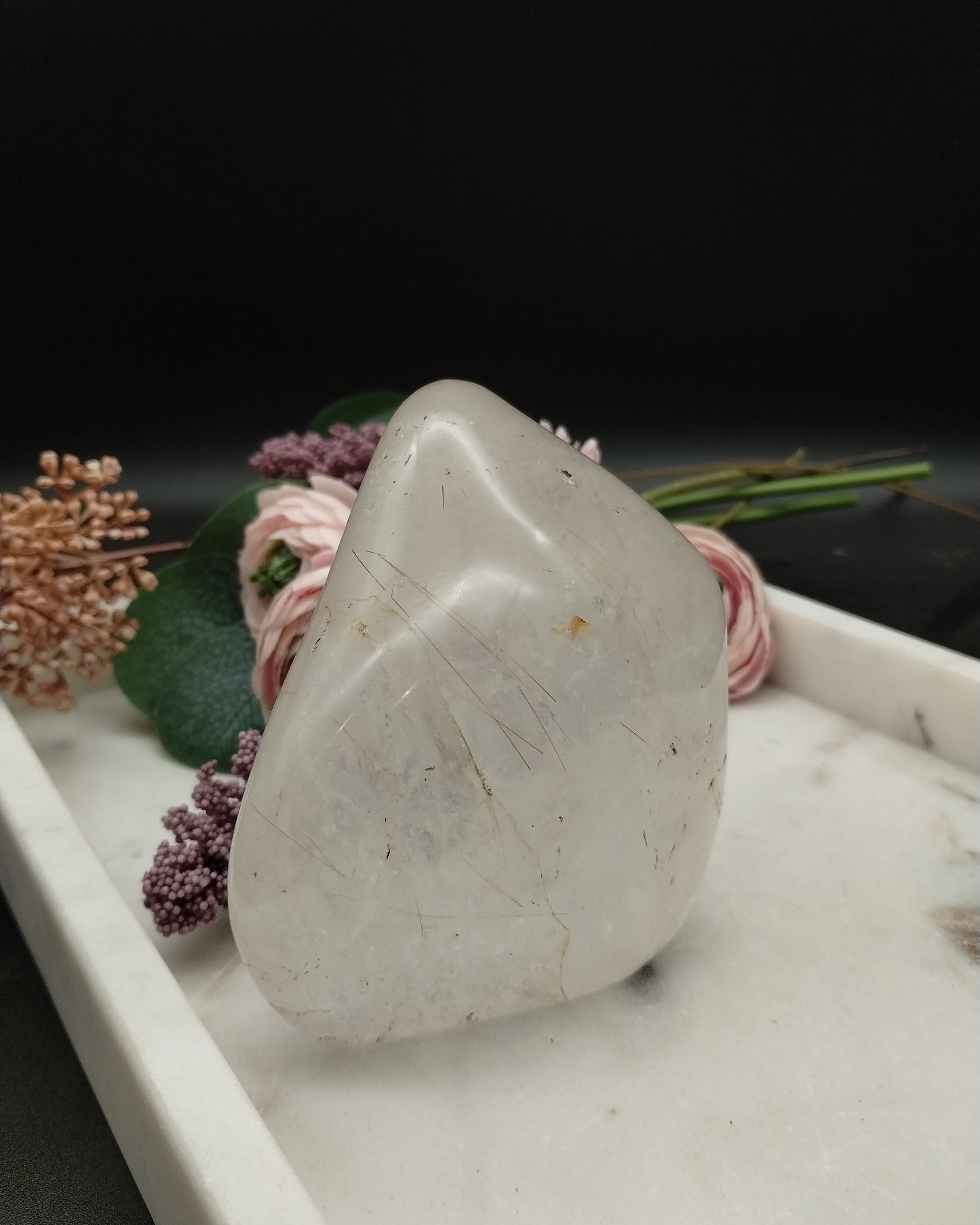 Rutile Quartz Boulder