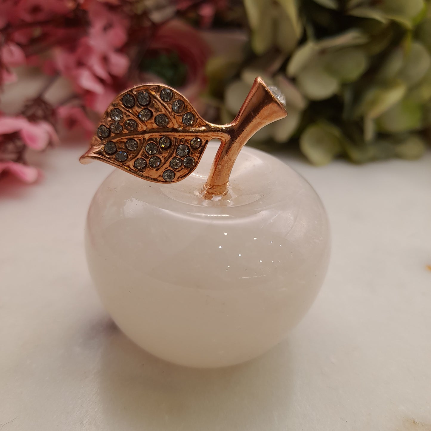 Clear Quartz Apple