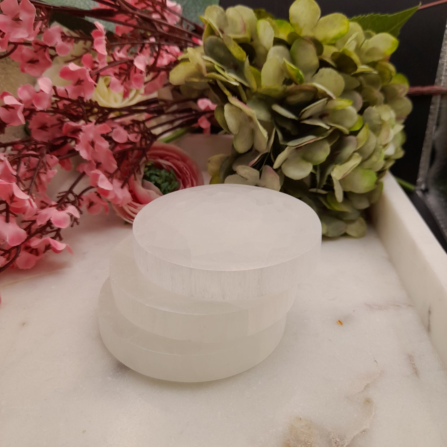 Selenite Small Charging Plates