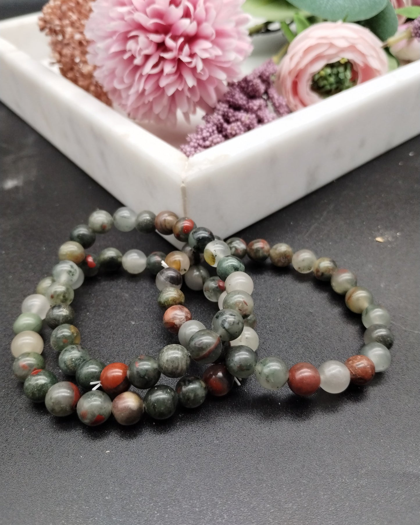 Gemstone Bracelet - African Bloodstone
