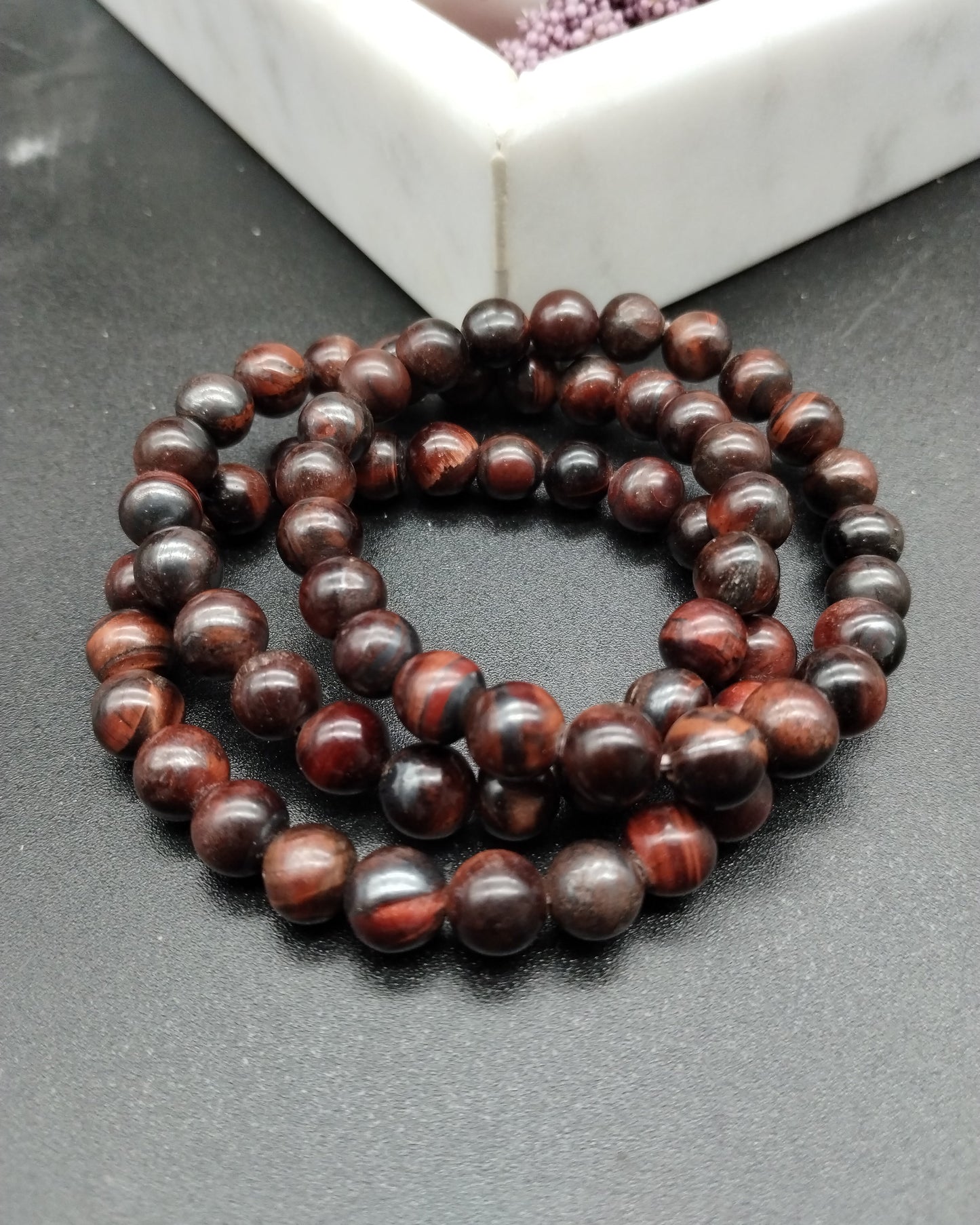 Gemstone Bracelet - Red Tiger eye