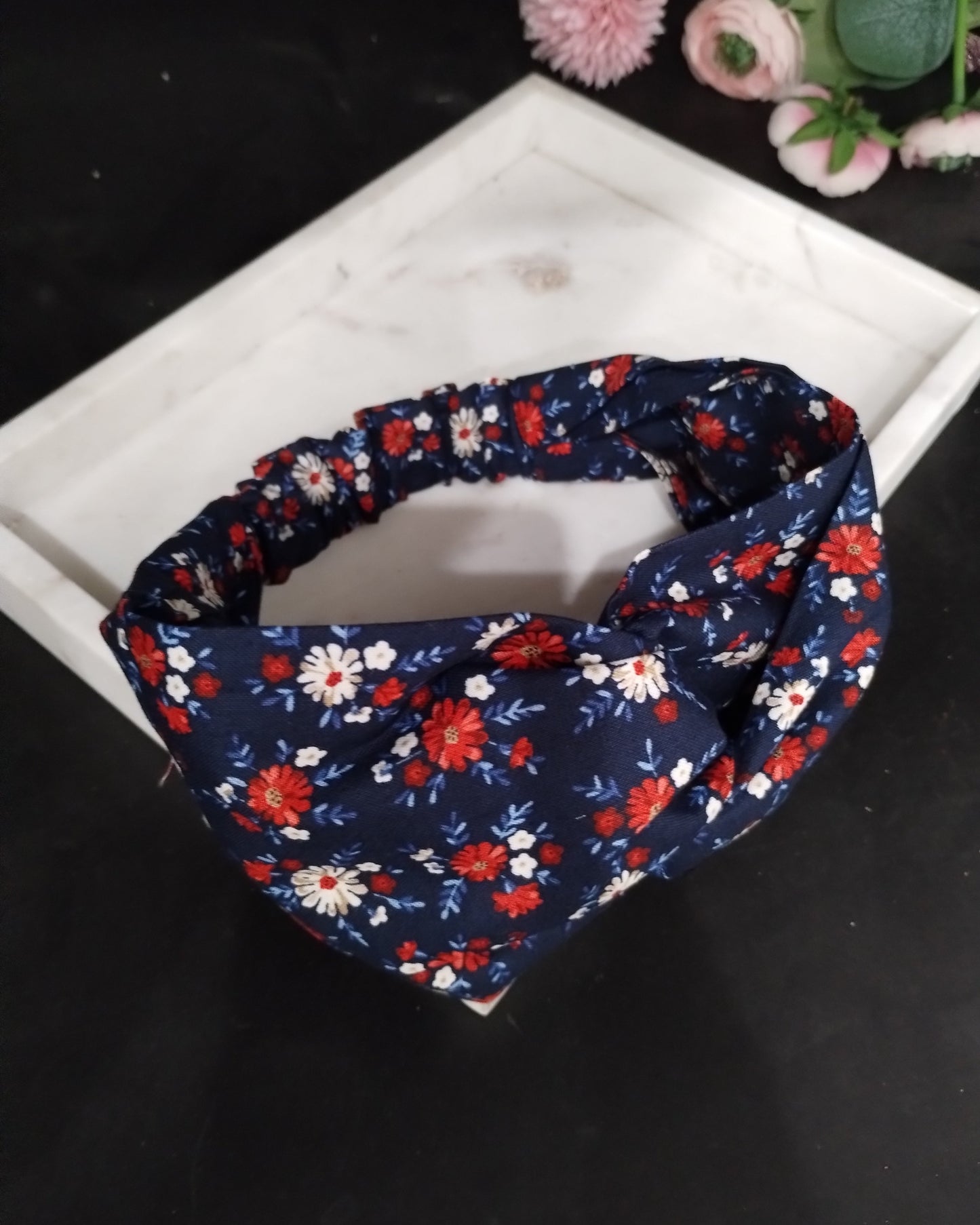 Twisted Cotton Print Headband