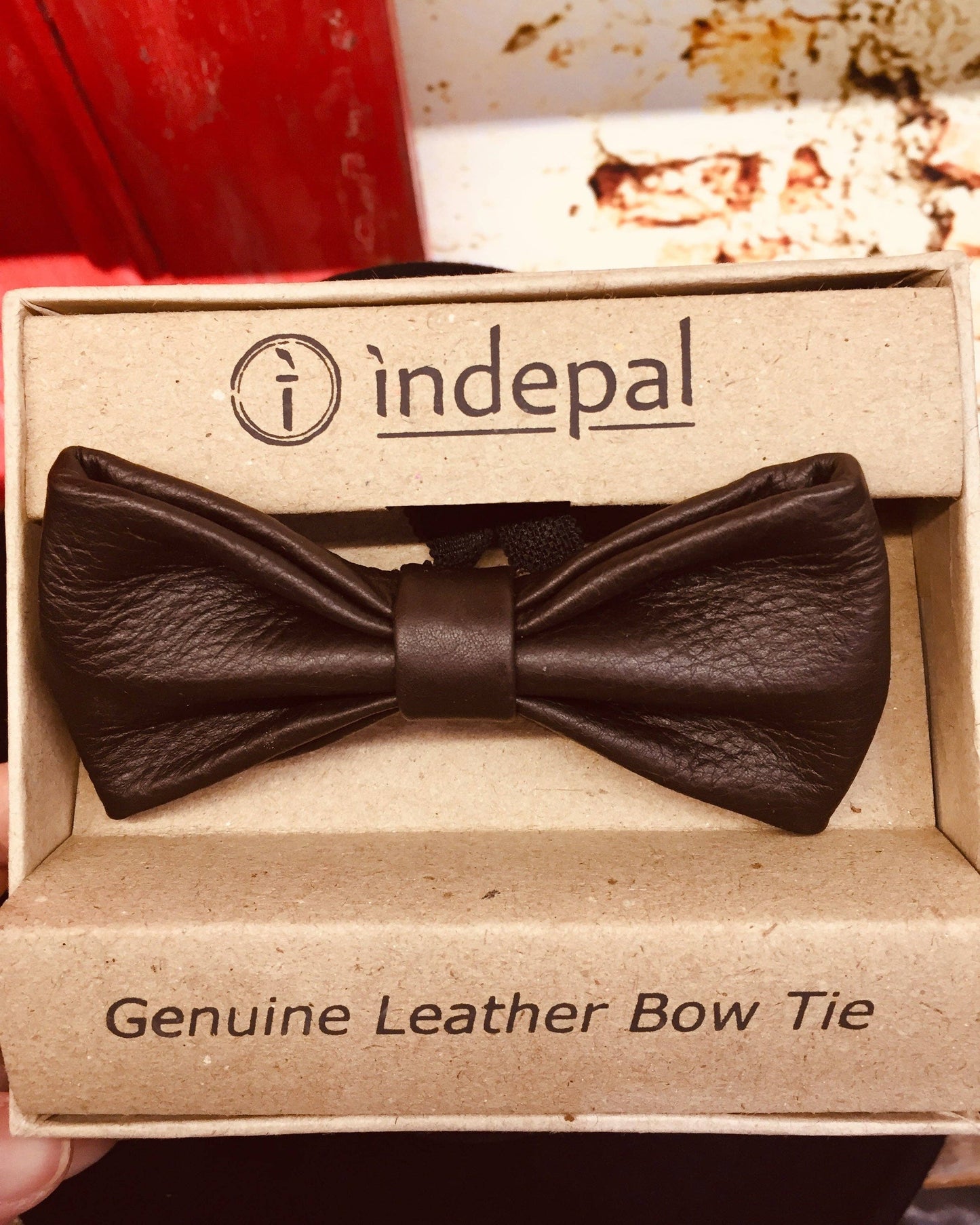 Leather Bow Tie-Flannery