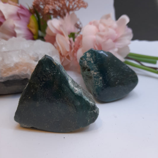 Bloodstone Natural with one polished face