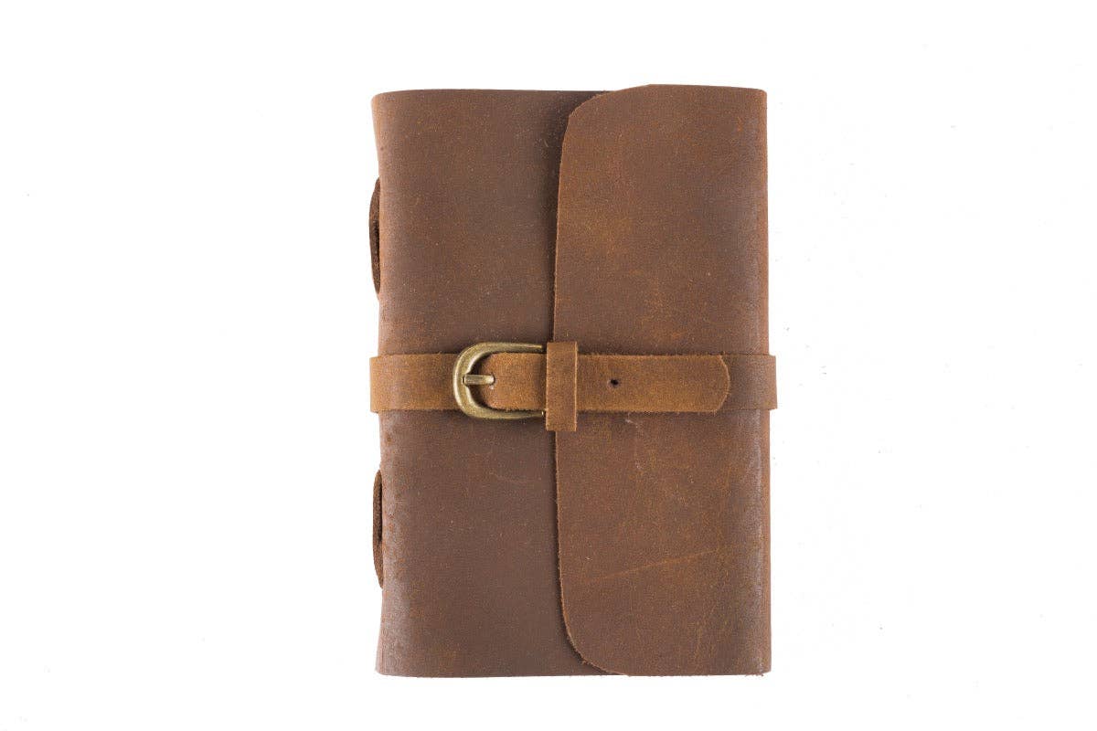 Leather Journal-Buckle-A6