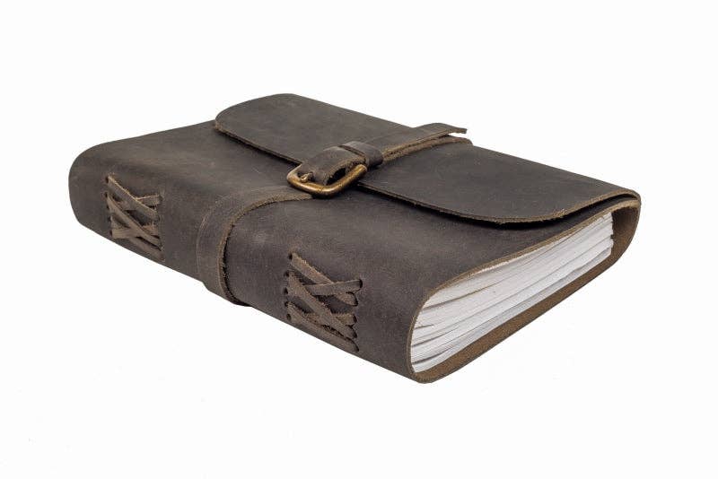 Leather Journal-Buckle-A6