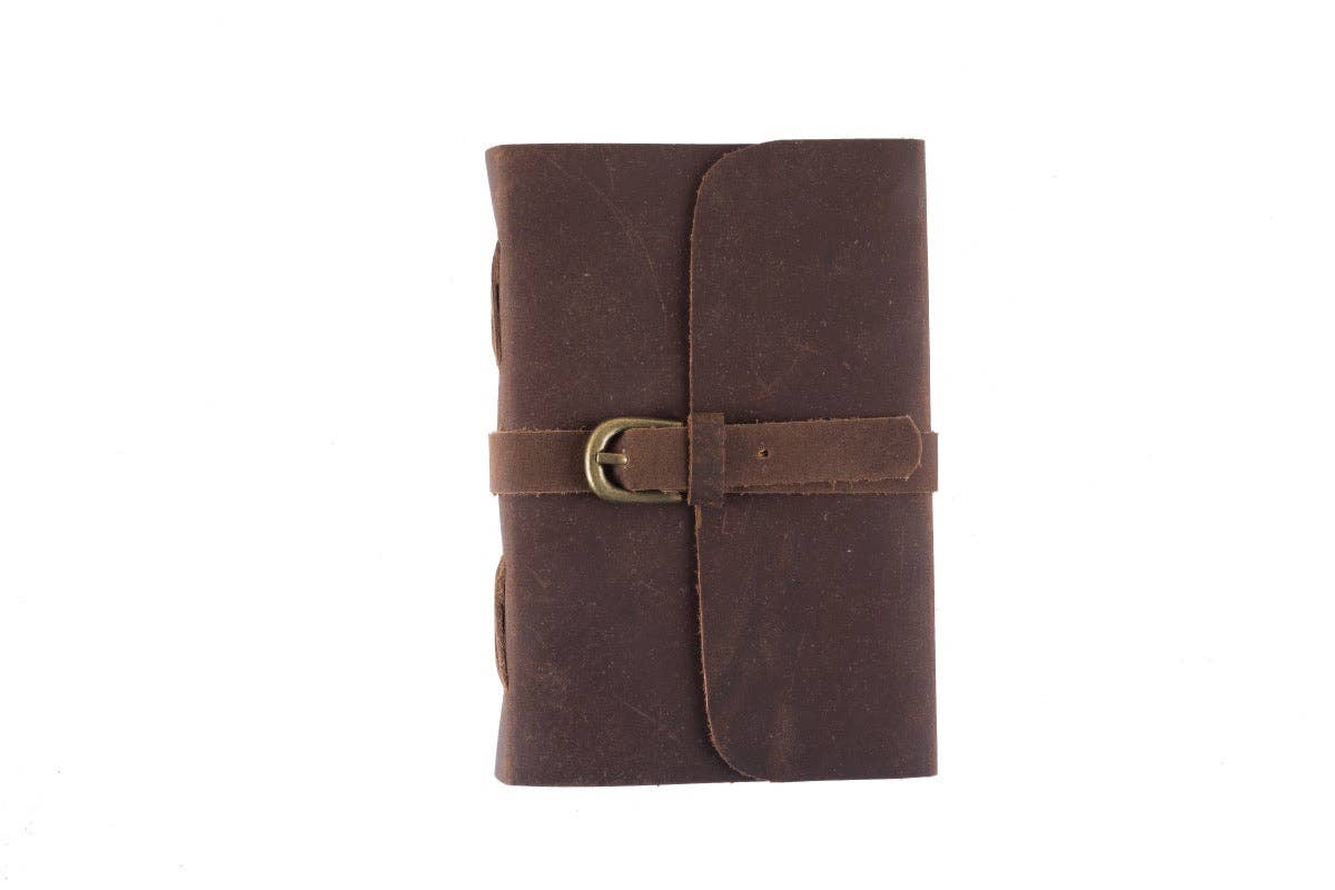 Leather Journal-Buckle-A6