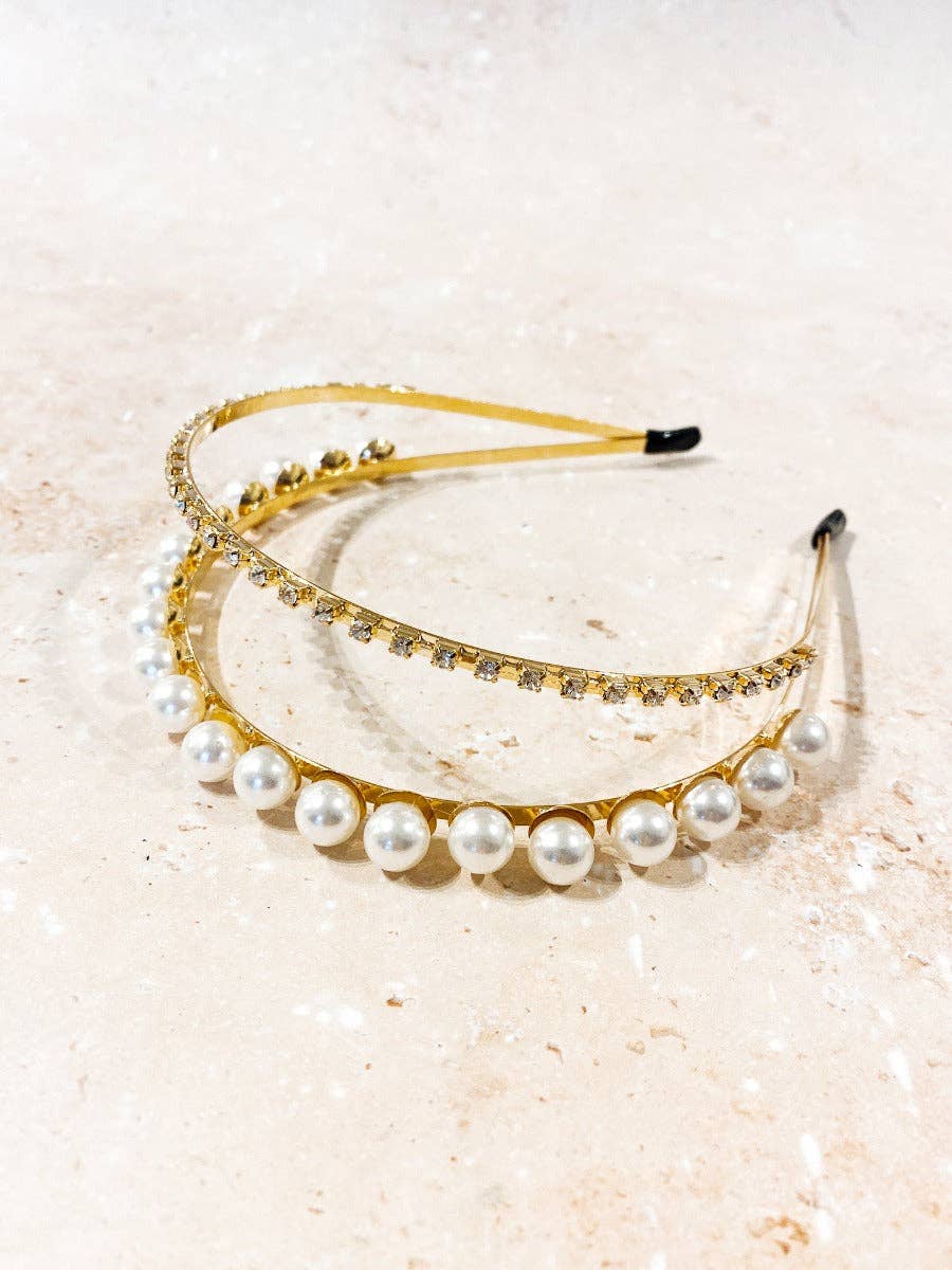 Ariana Pearl & Diamanté Headband