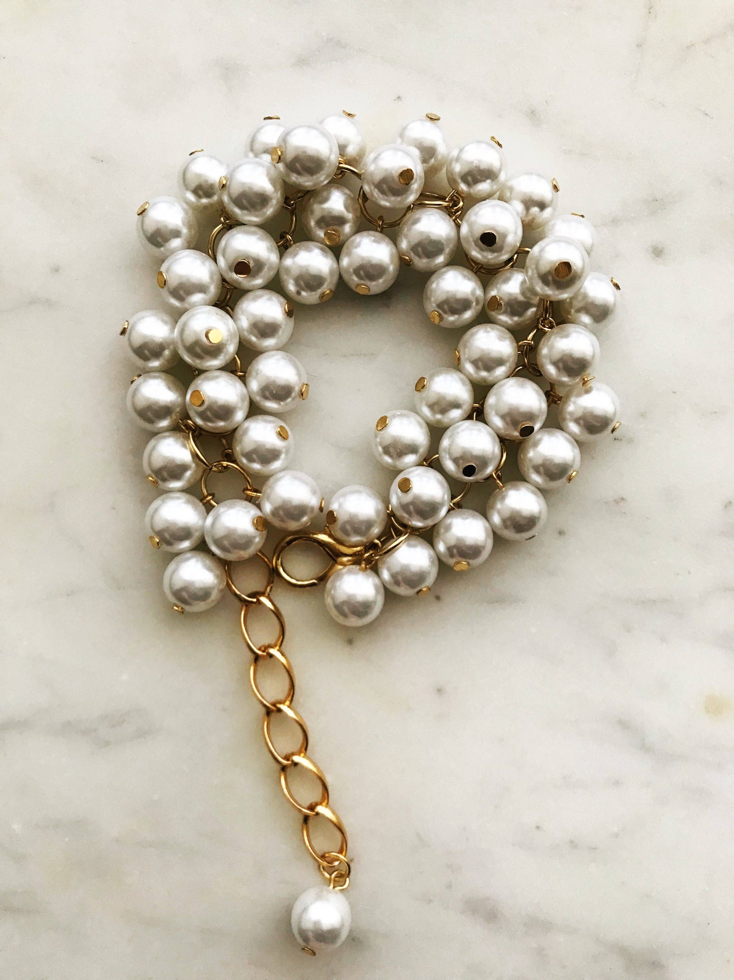 Vintage Glass Pearl Bracelet