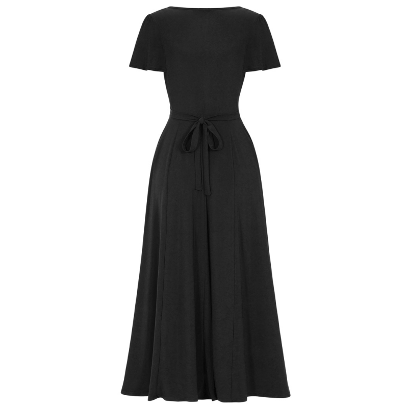 Lyra Maxi Dress - Black