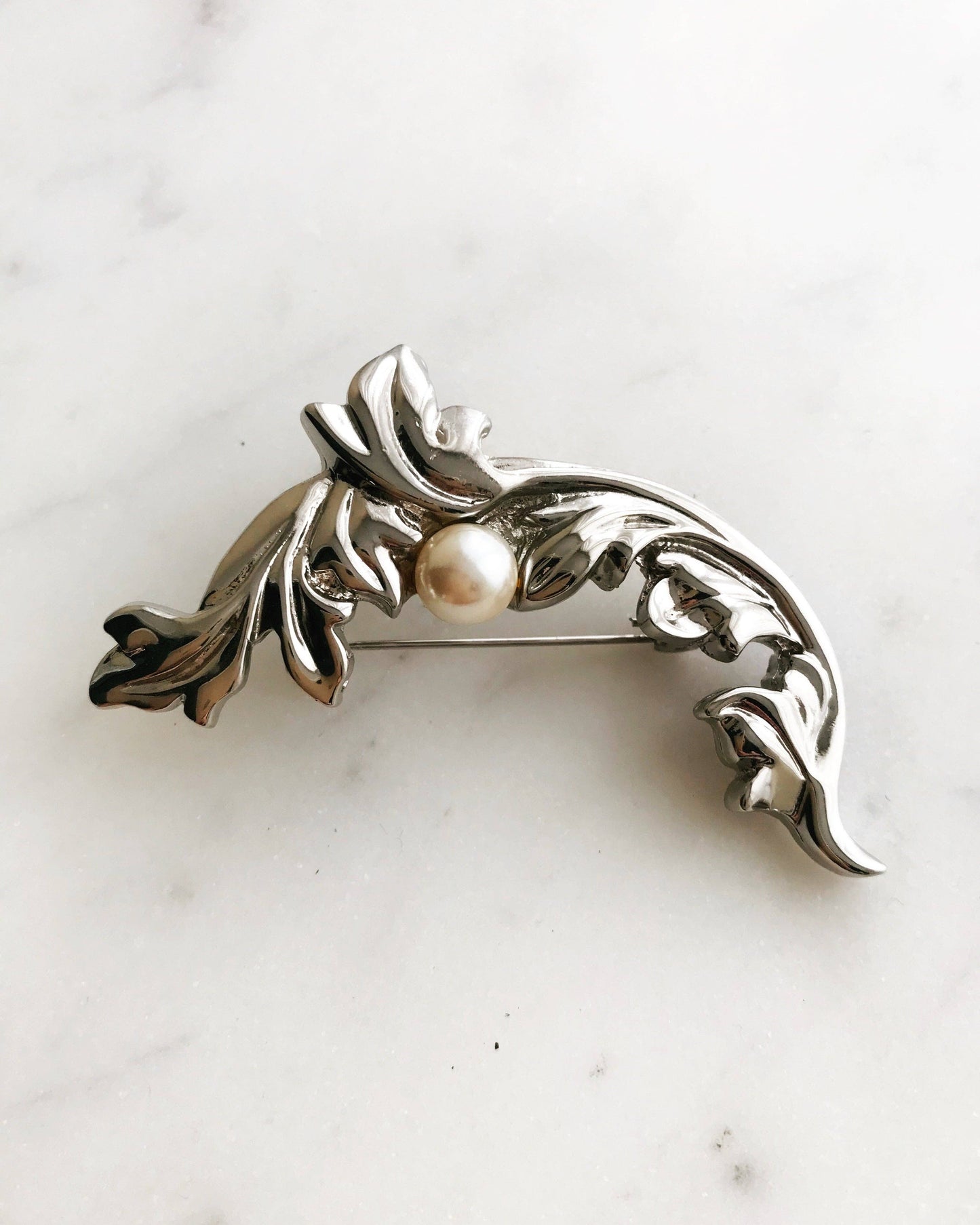 Florentine Pearl Brooch