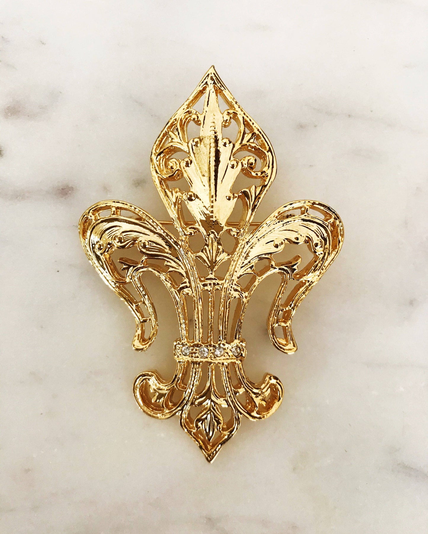 Vintage Florentine Brooch