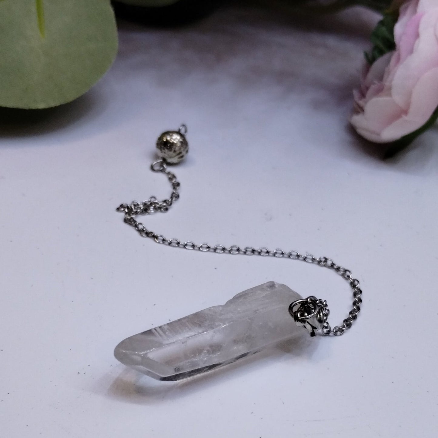 Clear Quartz Pendulum