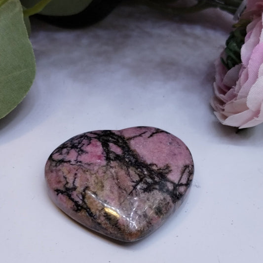 Rhodonite Heart