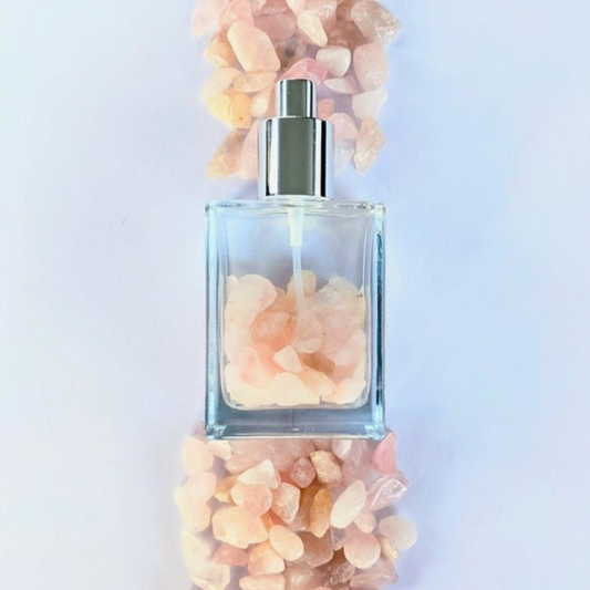 Body Oil Rose Quartz Crystal Mist with Feminine Essence 100ml