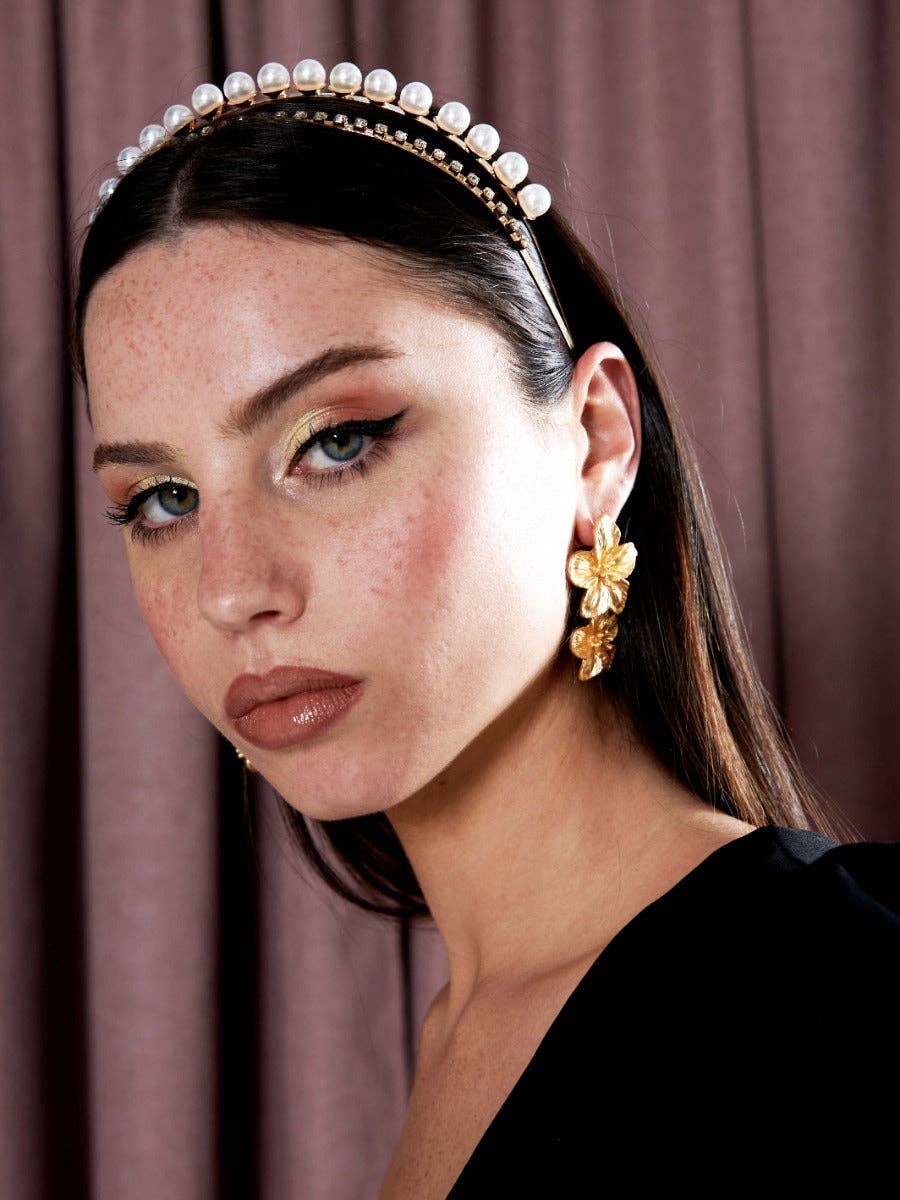 Ariana Pearl & Diamanté Headband