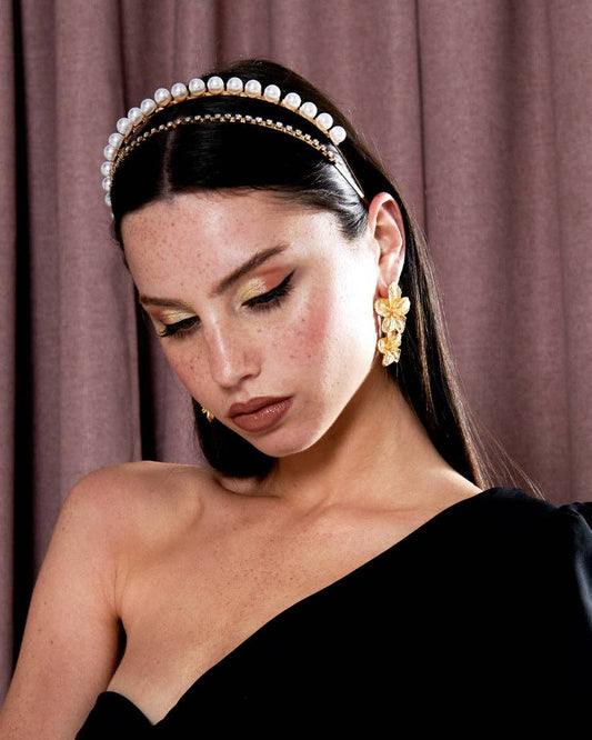 Ariana Pearl & Diamanté Headband