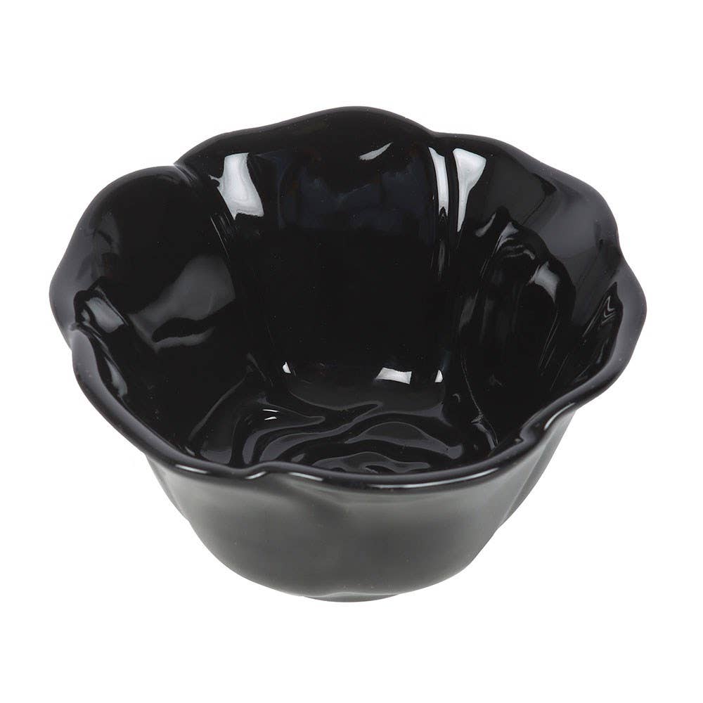 Black Rose Trinket Dish