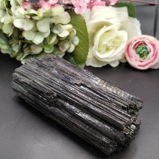 Black Tourmaline Natural chunks ( A grade )