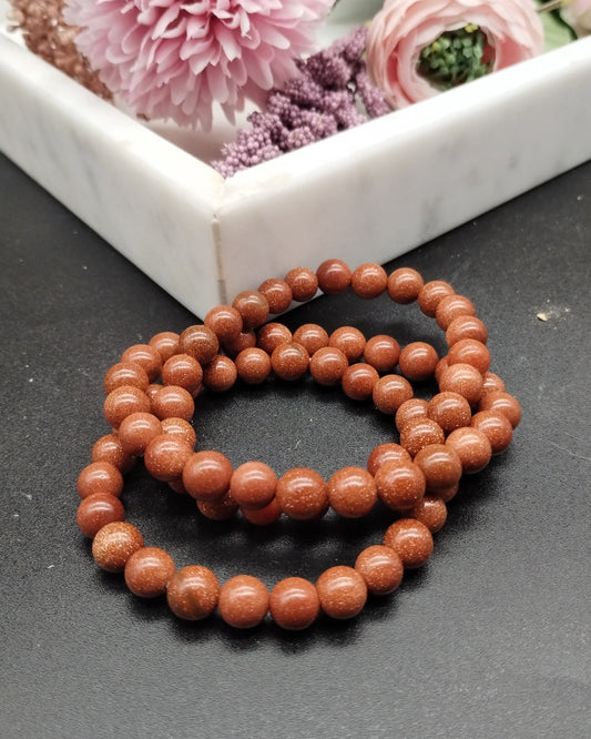 Gemstone Bracelet - Goldstone