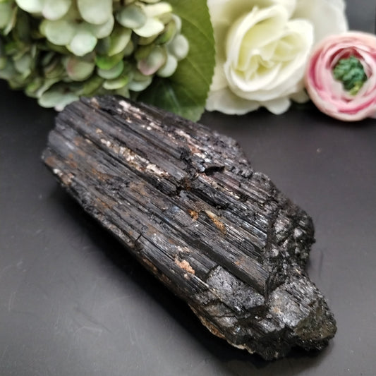 Black Tourmaline Natural chunks ( A grade )