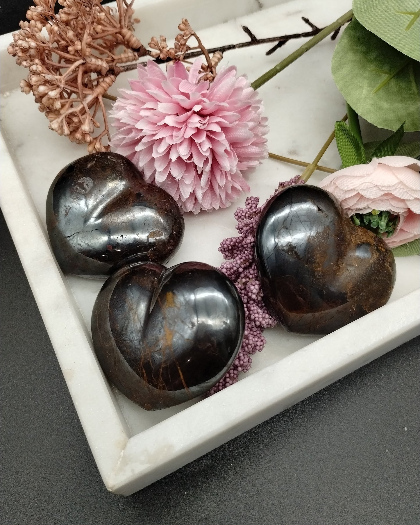 Hematite Heart - From Madagascar