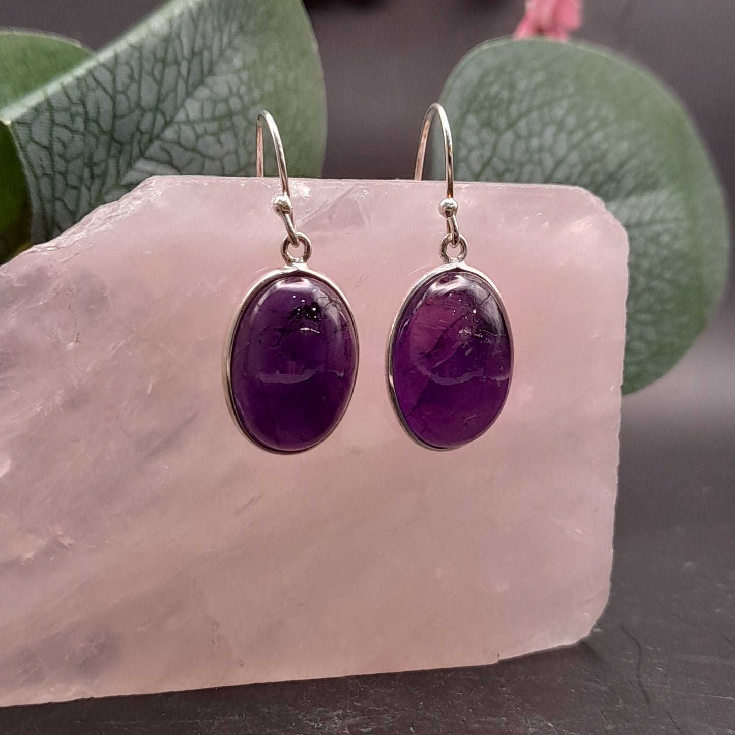 Earrings - Amethyst