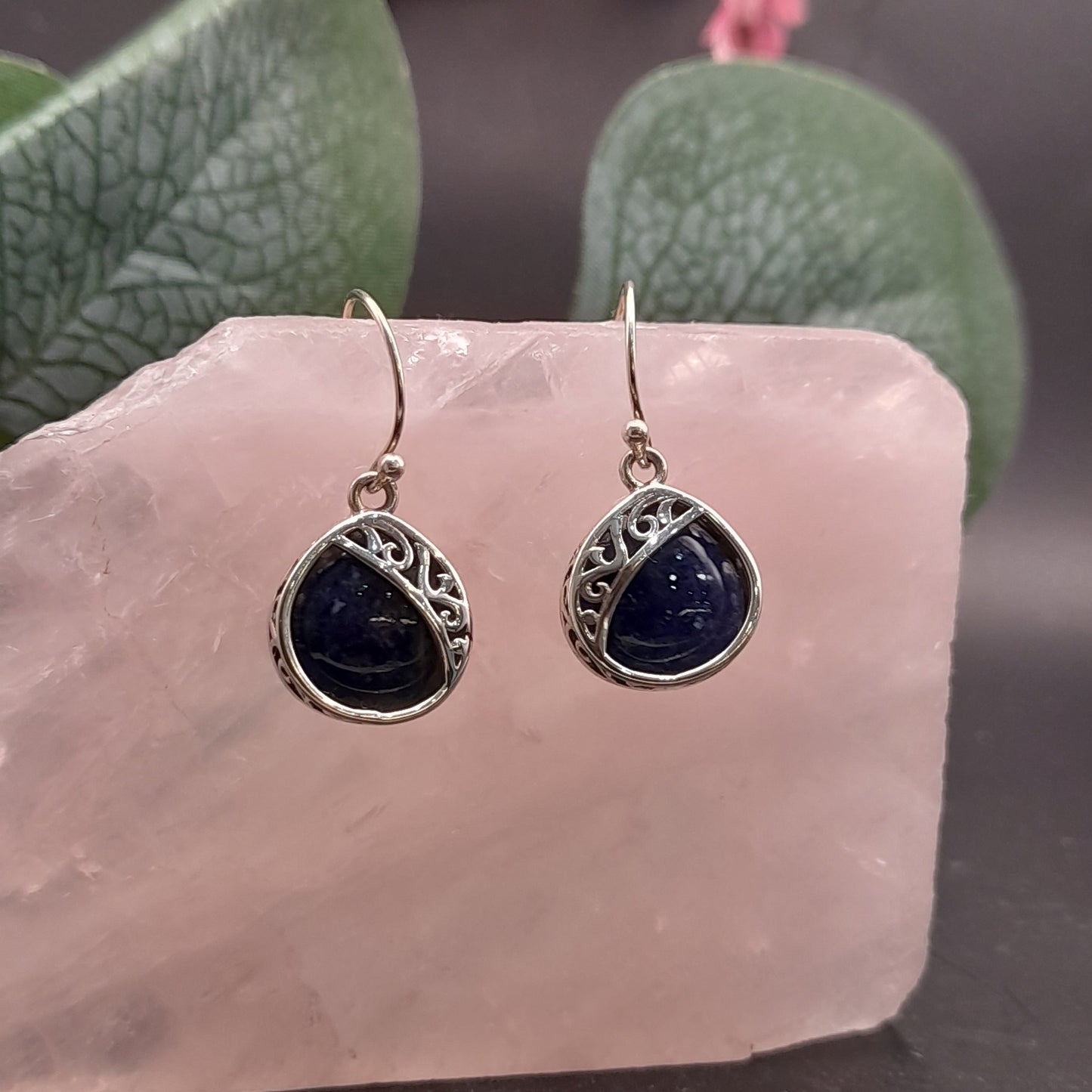 Earrings - Sodalite