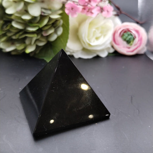 Black Obsidian Pyramid