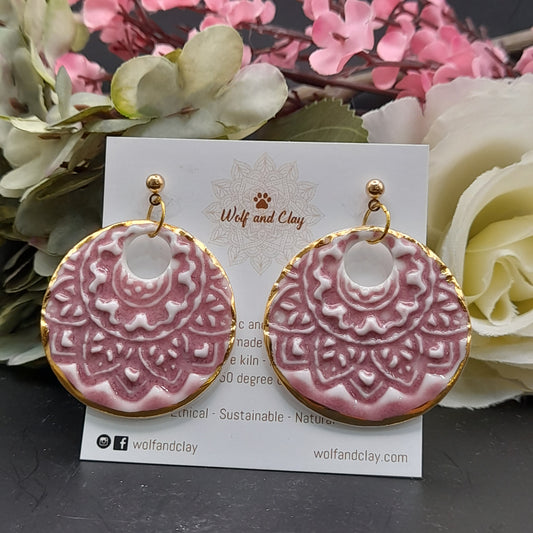 Earrings Pink