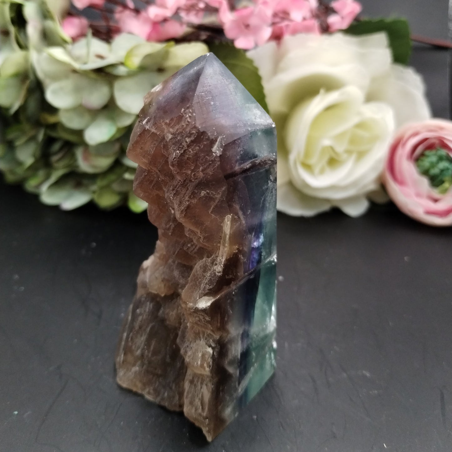 Fluorite Half Polished Point