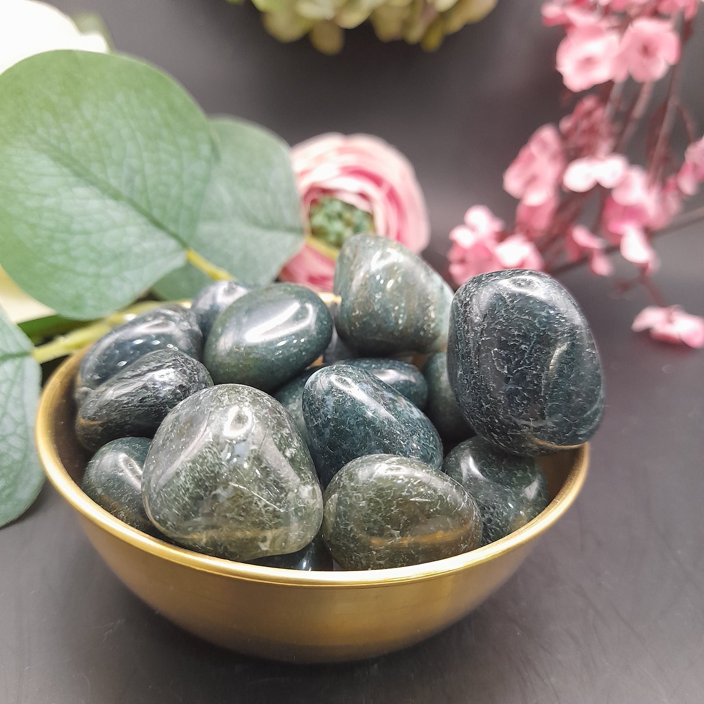 Moss Agate Tumble Stone